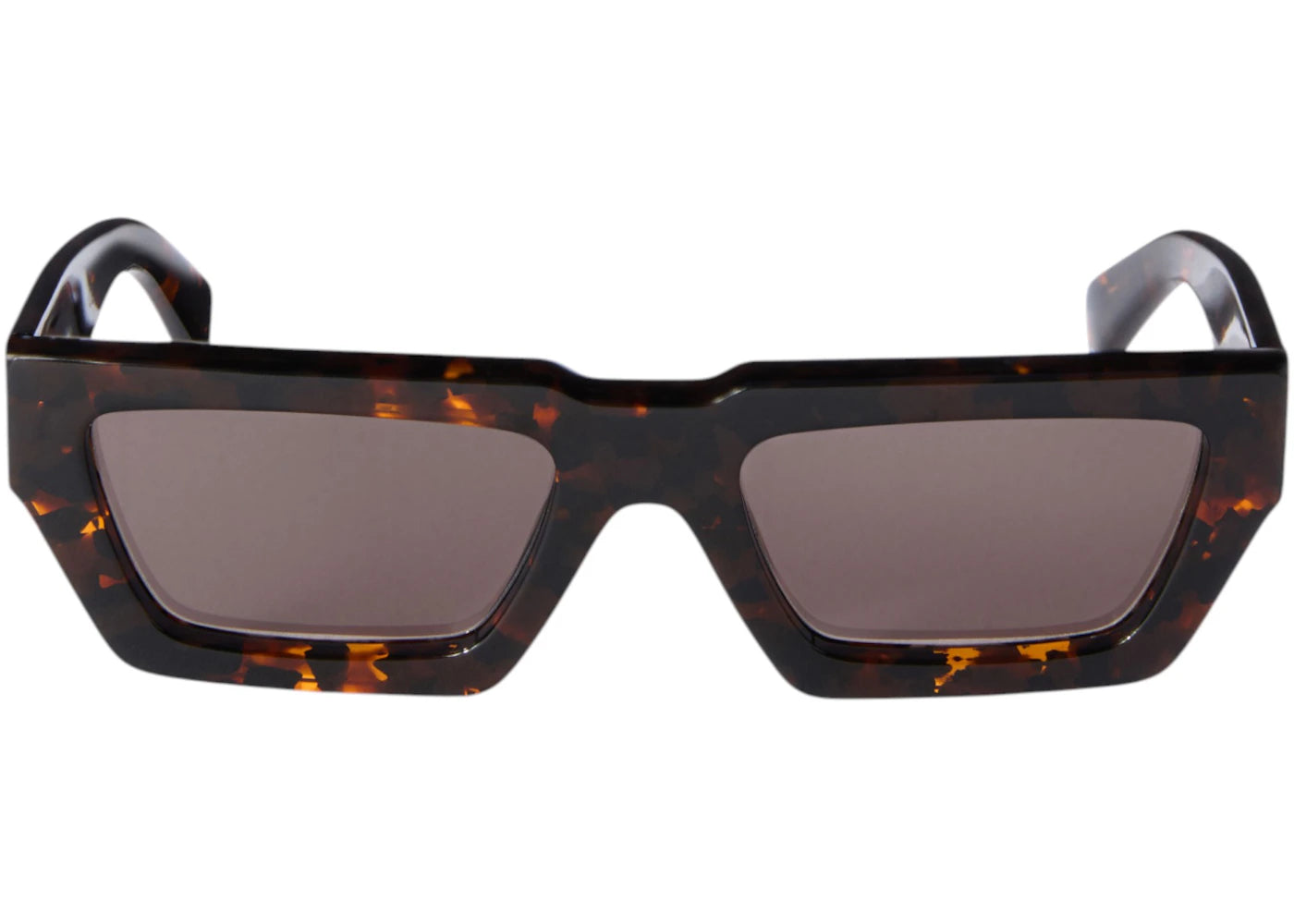 off-white manchester sunglasses havana/dark grey (oeri129c99pla0016007)