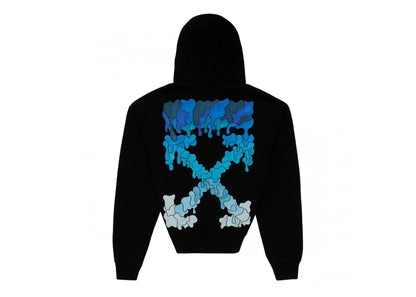 off-white marker hoodie black/blue