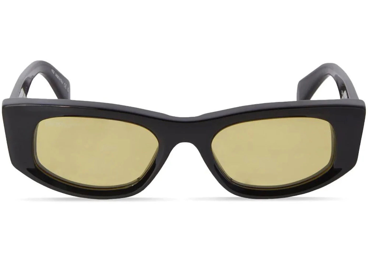 off-white matera sunglasses black/yellow (oeri090f23pla0011018)