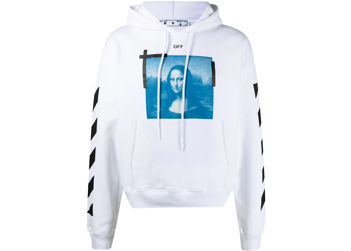 off-white mona lisa hoodie white/black