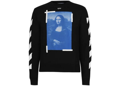 off-white mona lisa sweatshirt black