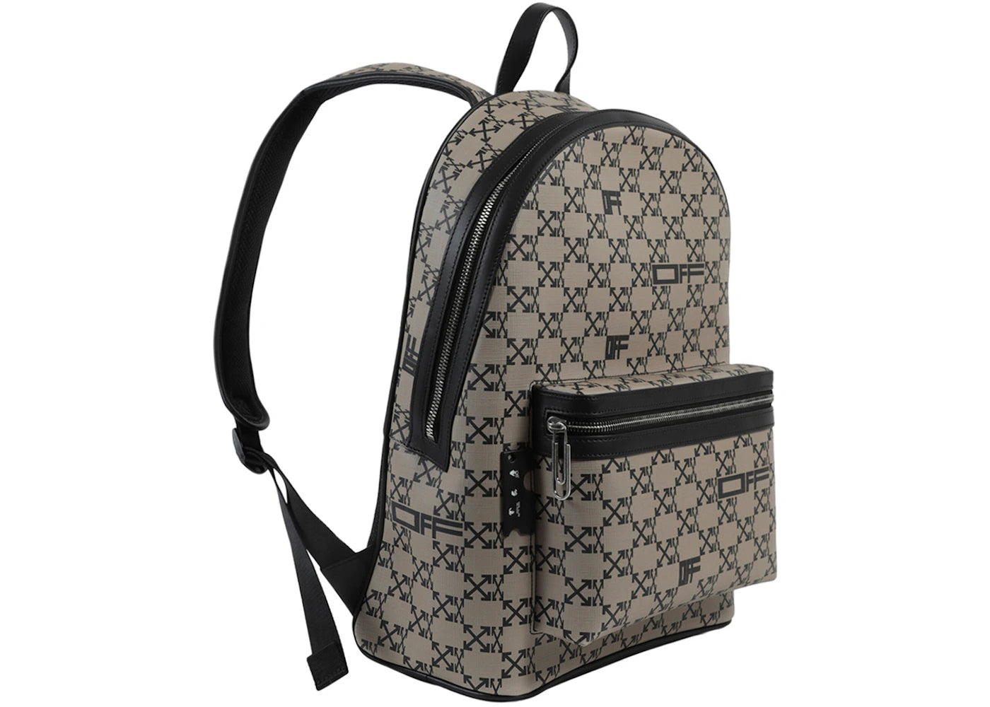 off-white monogram backpack brown/black 