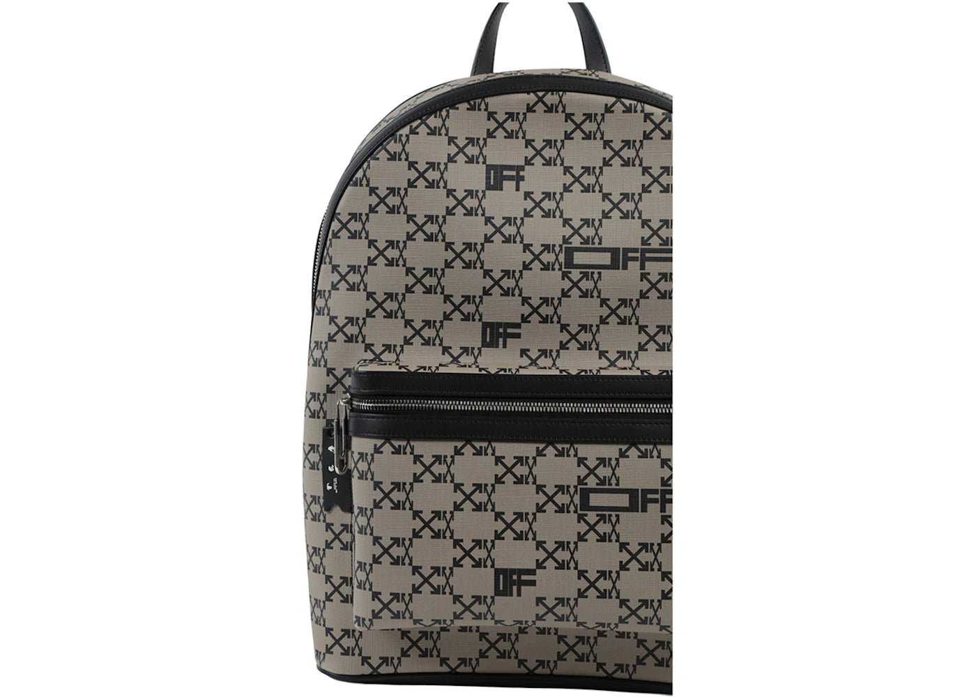 off-white monogram backpack brown/black 