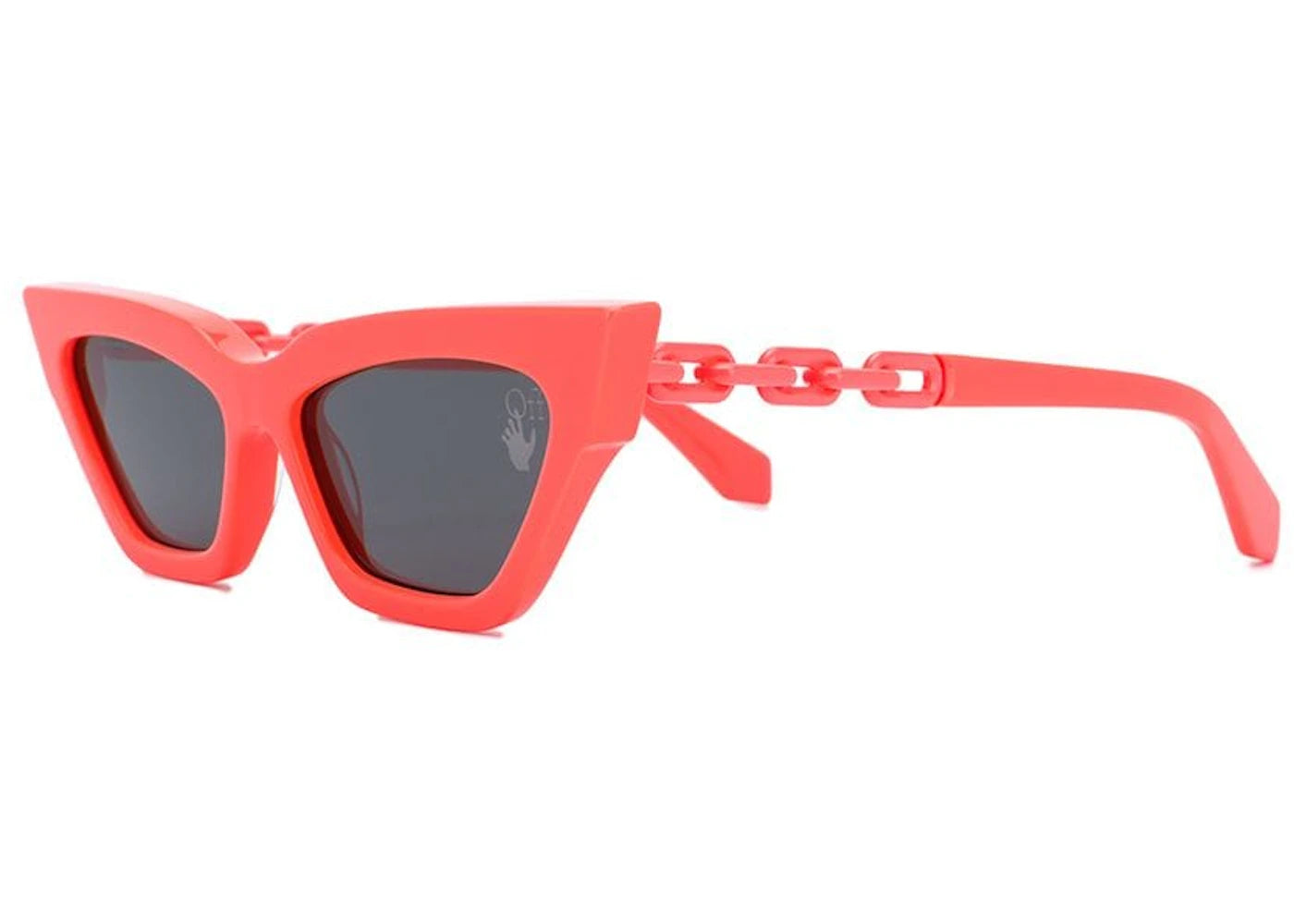 off-white nina cat eye sunglasses orange (owri021f20pla0016603)