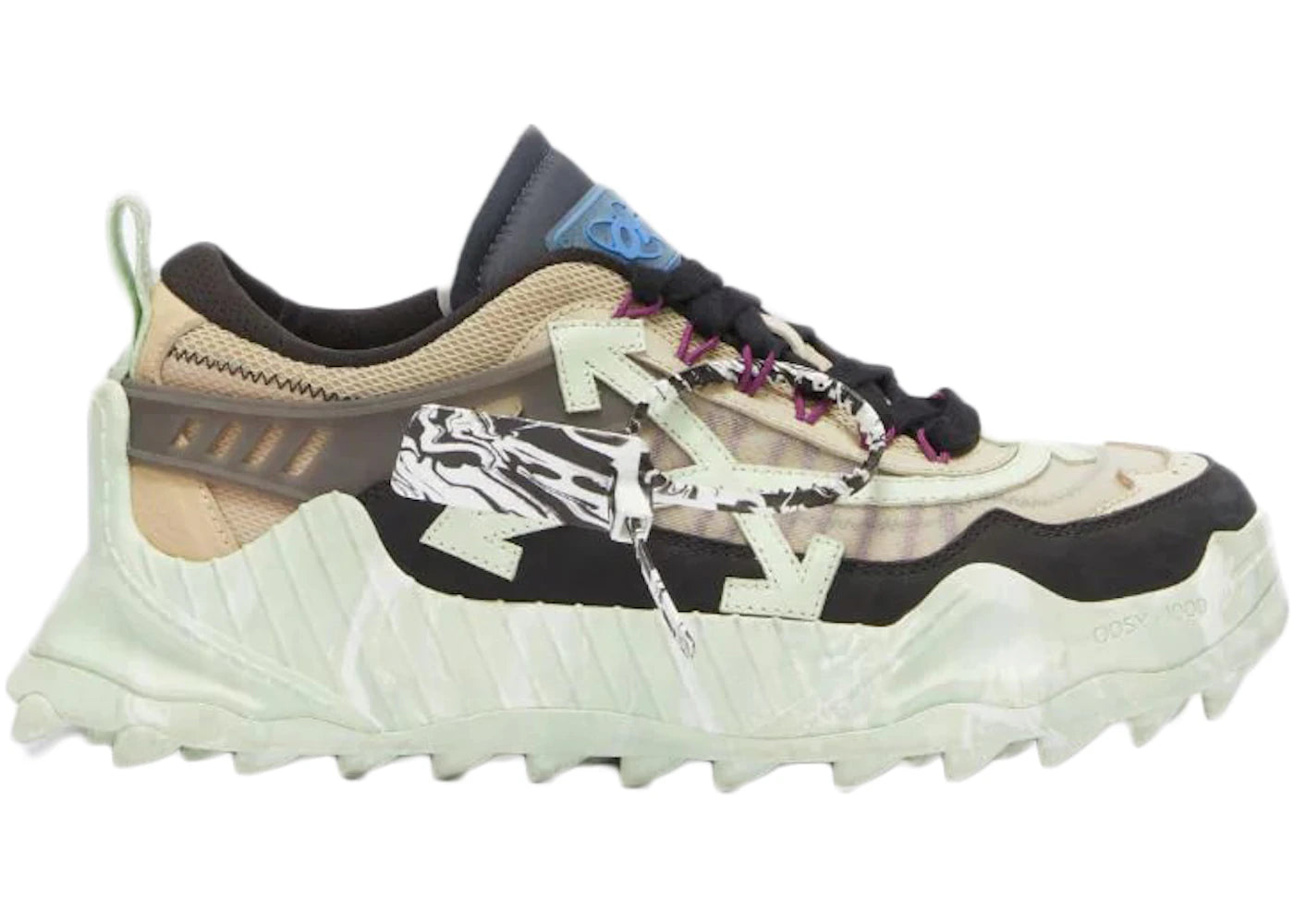 Off-White Odsy-1000 Green Marble