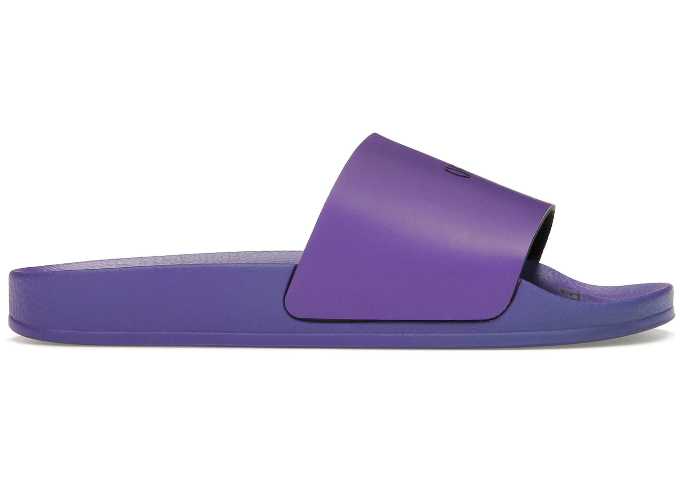 Off-White Off Stamp Slide Dark Violet Black (Women'S)
