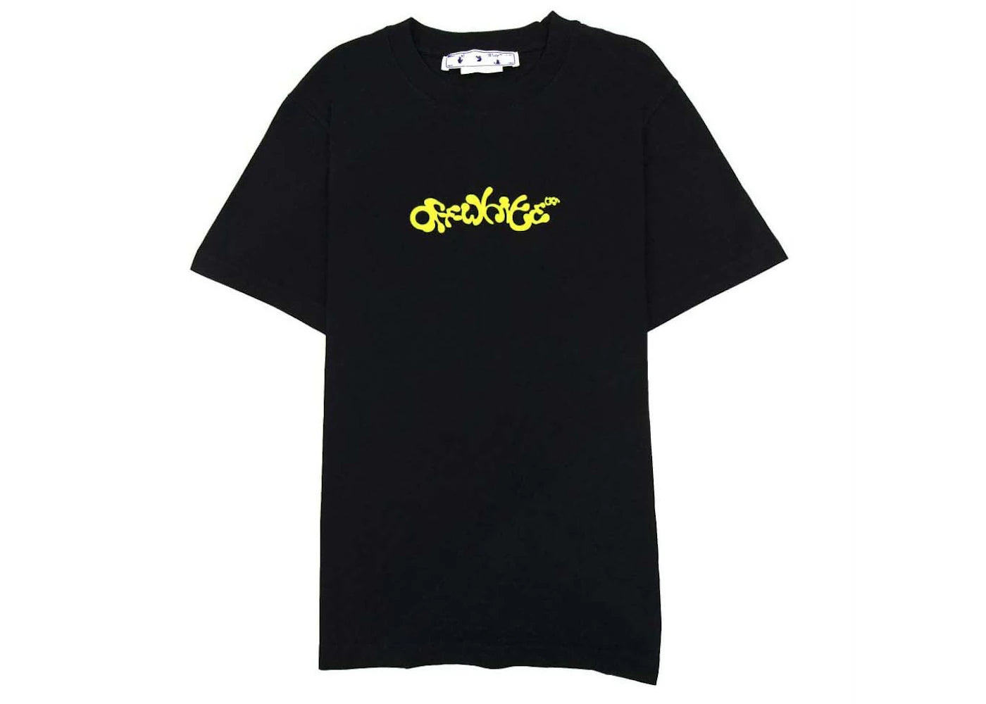 off-white opposite arrows s/s tee black/yellow
