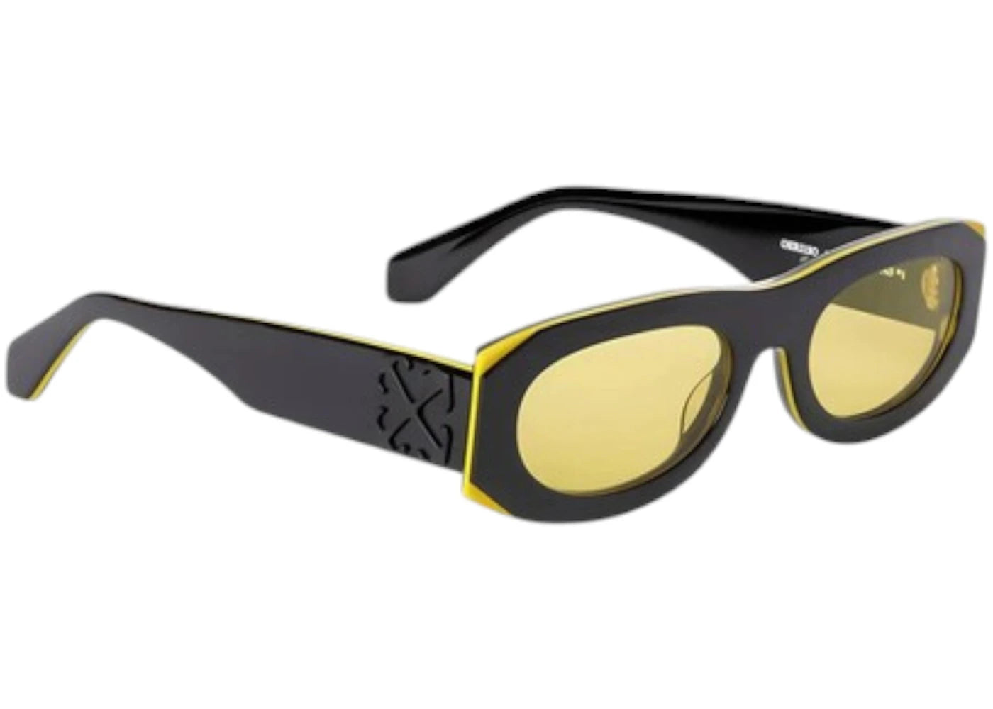 Off-White Orlando Sunglasses Black Yellow (Oeri13Of24Pla0011018-Fr)