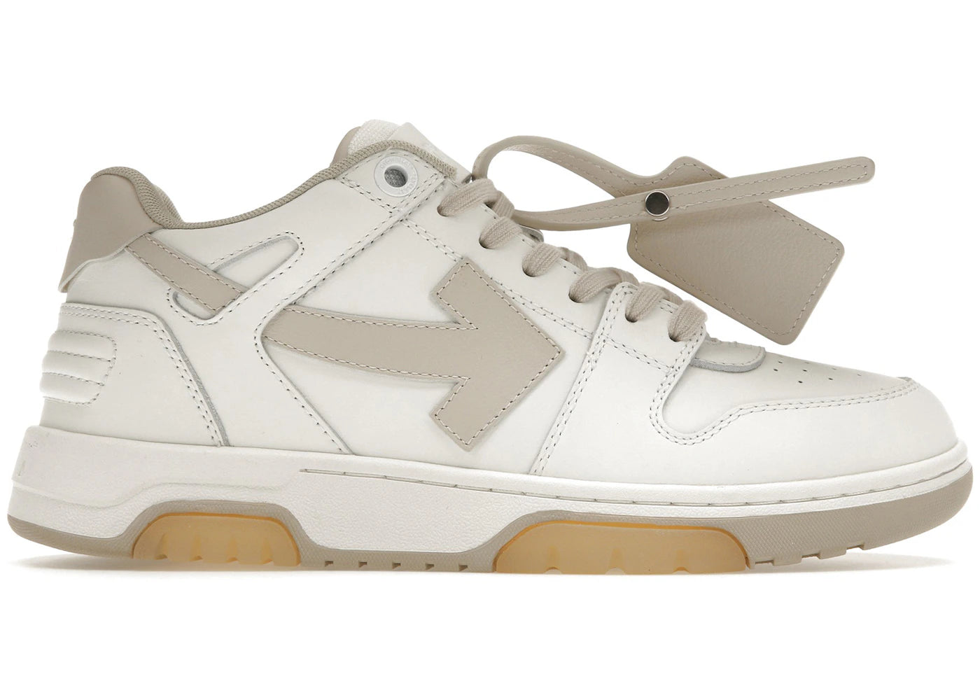 Off-White Out Of Office Ooo Low Tops White Beige