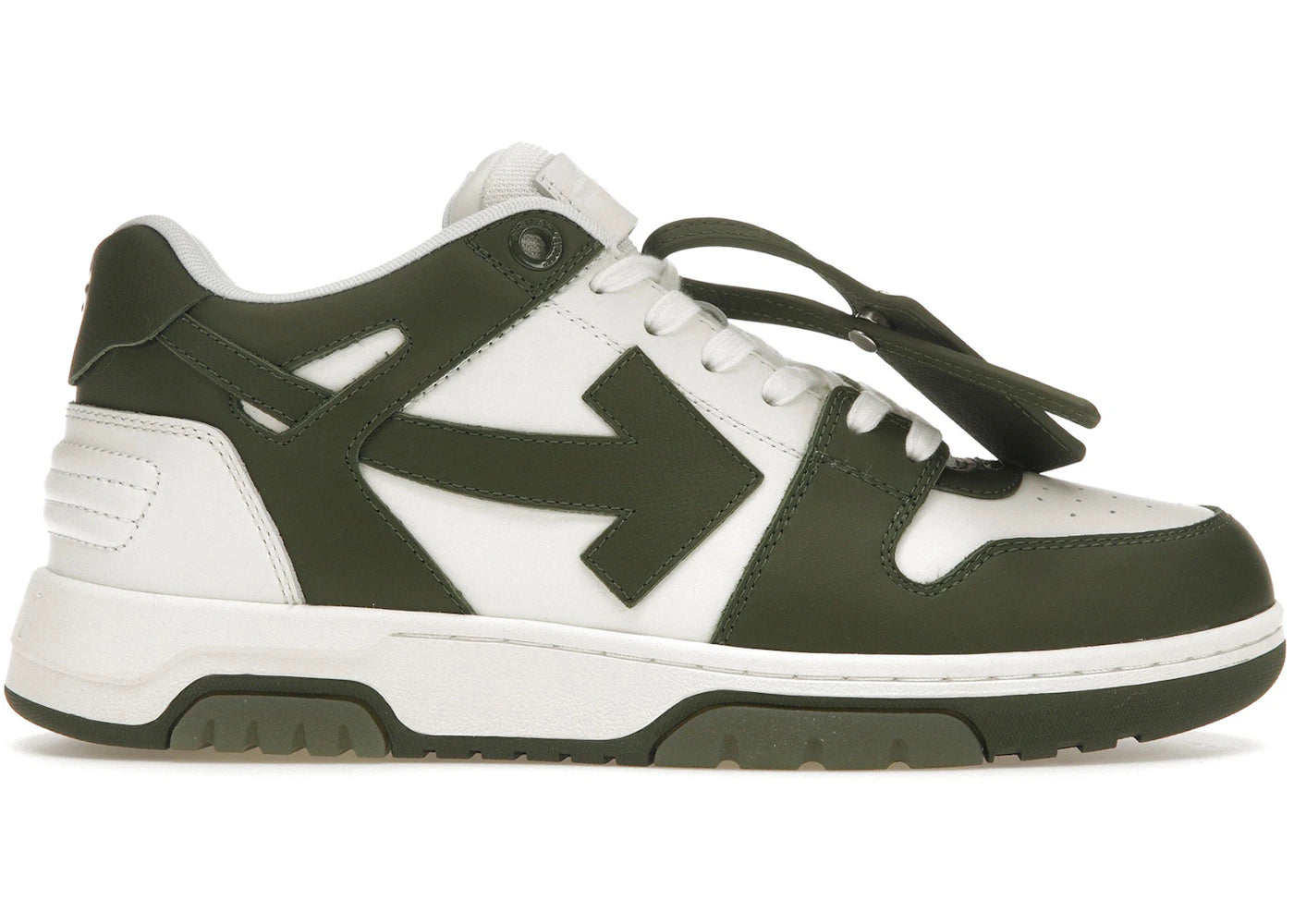 Off-White Out Of Office Ooo Low Tops White Khaki