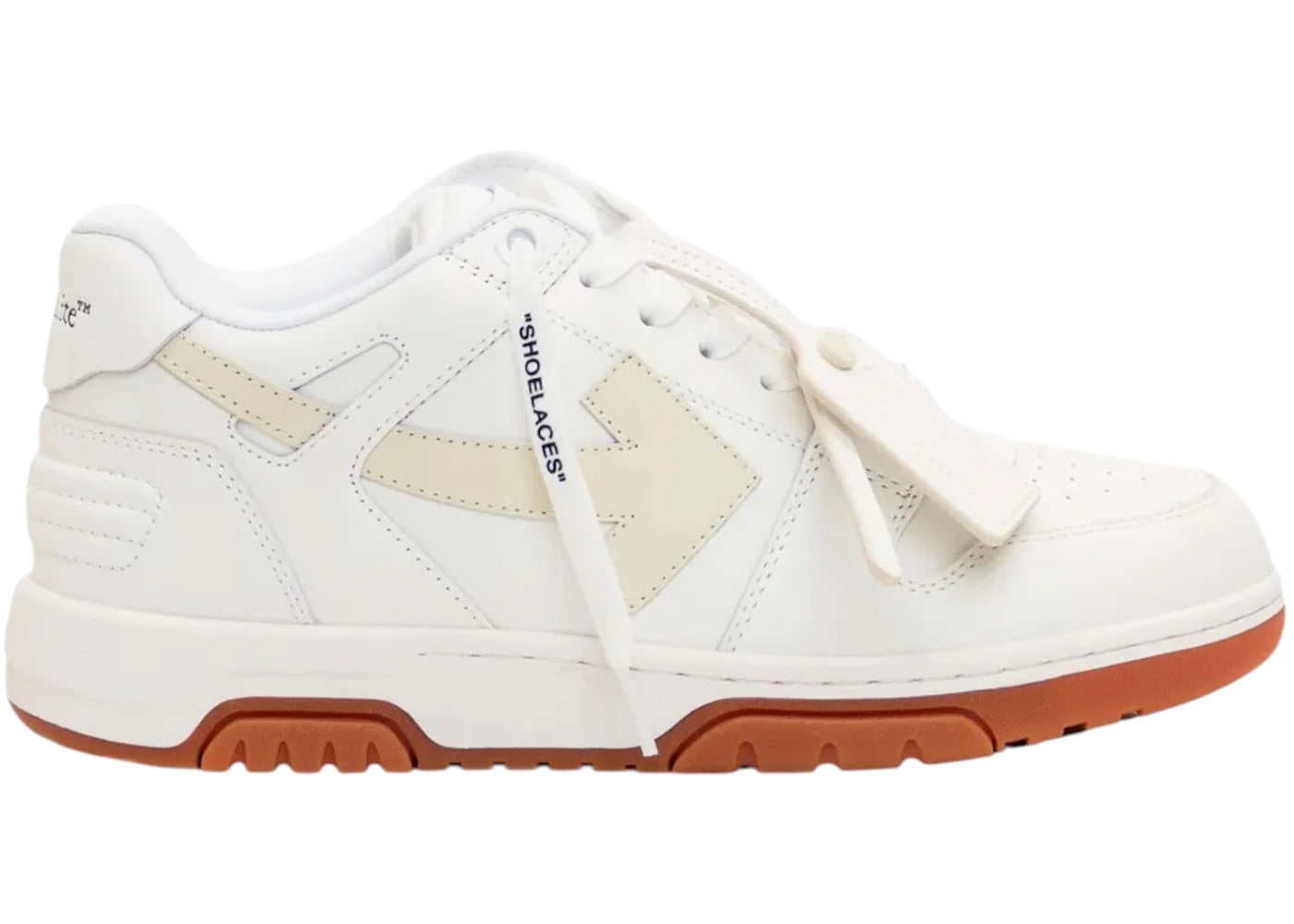 Off-White Out Of Office White Biege Gum