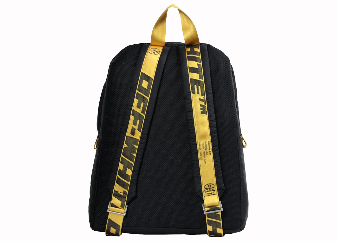 off-white oversize puffy backpack black 