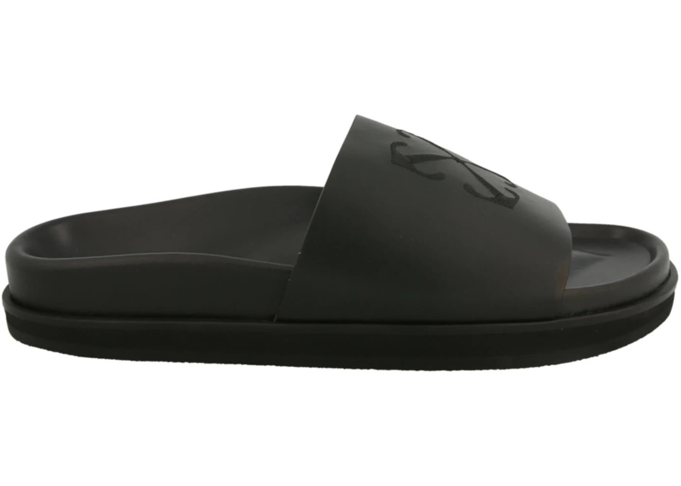 Off-White Pool Time Slider Black