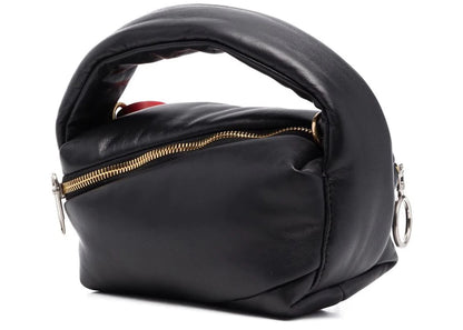 off-white pump pouch 19 tote bag black
