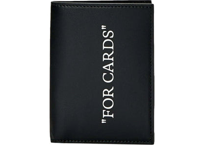 Off-White Quote Bookish Wallet Black