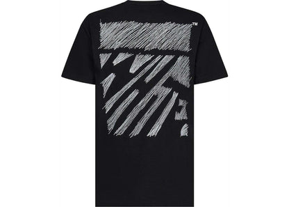 off-white scribble diag s/s tee black