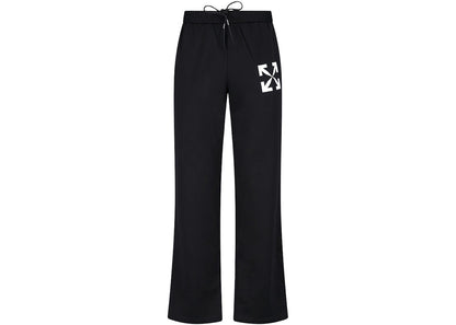 off-white single arrow slim trackpant pants black/white