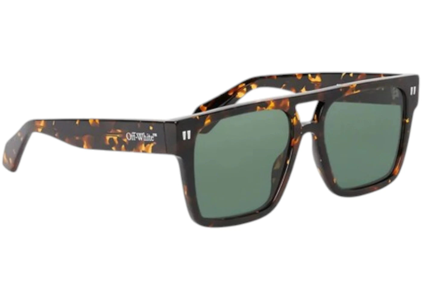 off-white springfield sunglasses havana green (oeri133f24pla0016055-fr)