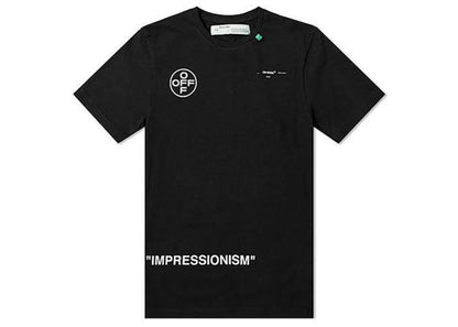 off-white stencil s/s over tee black