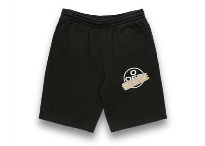off-white tape arrows sweatshorts black