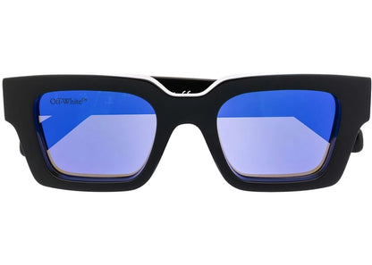 off-white virgil rectangle frame (15cm) sunglasses black white blue (oeri033s22pla0011045) No Find
