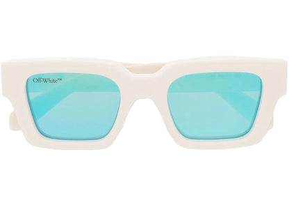 off-white virgil rectangle frame sunglasses white black blue (oeri022s22pla0010140) No Find