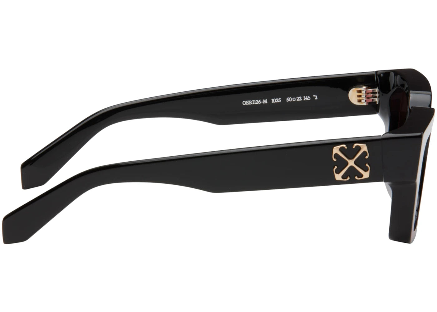 off-white virgil square frame sunglasses black/red (oeri126c99pla0011025)