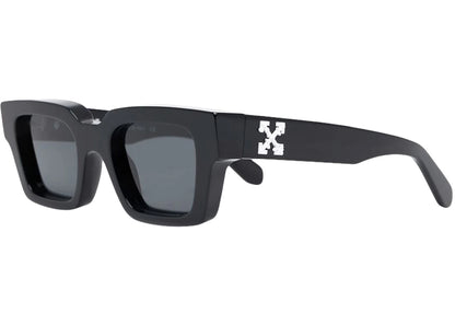 off-white virgil square frame (w) sunglasses black/black tint
