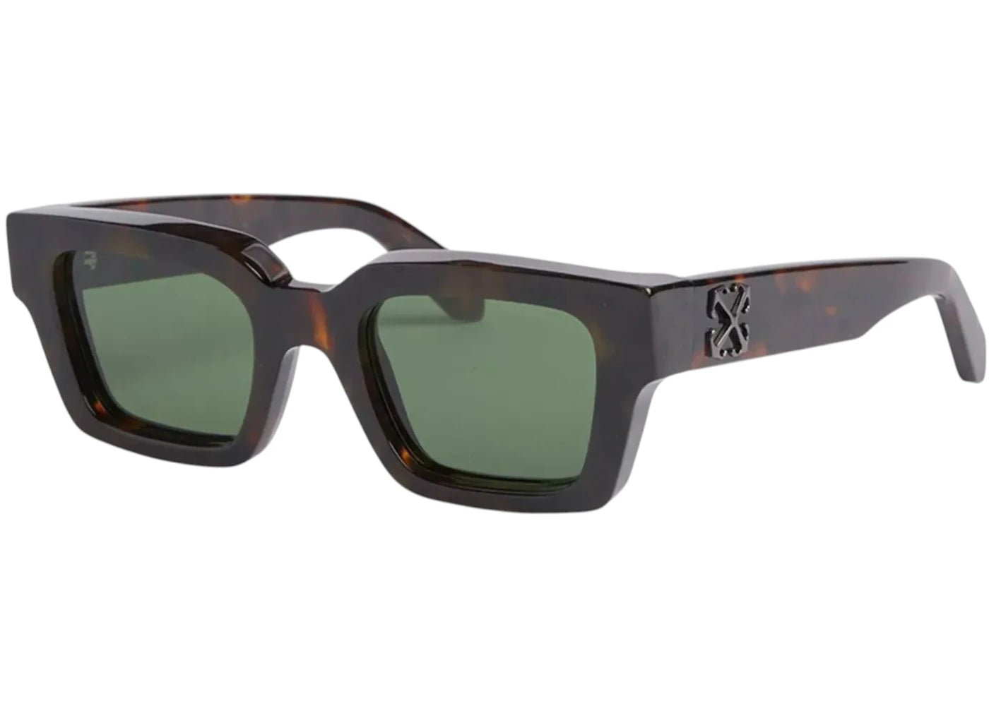 off-white virgil sunglasses havana green (oeri126s24pla0016055-l-fr)