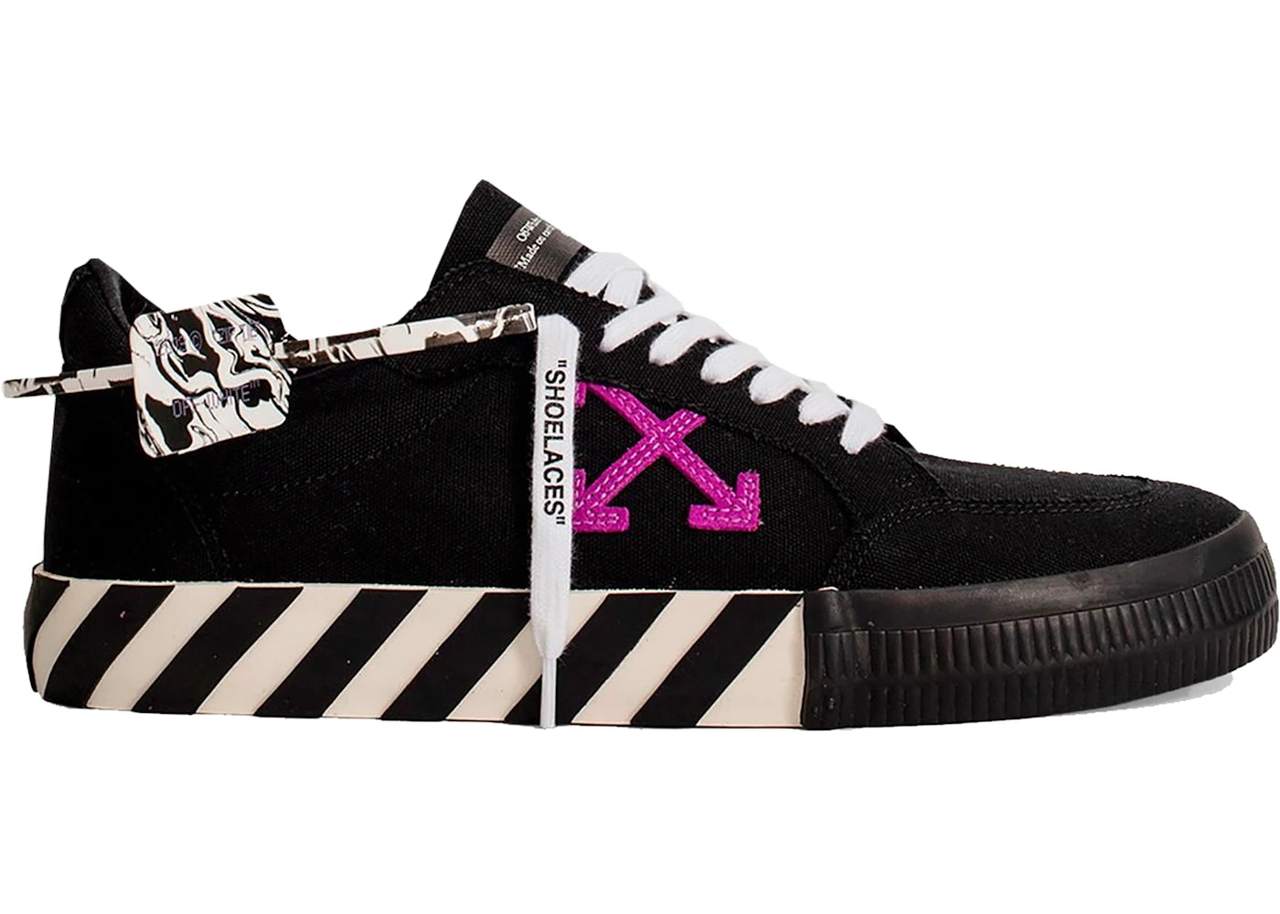 Off-White Vulc Low Black Purple