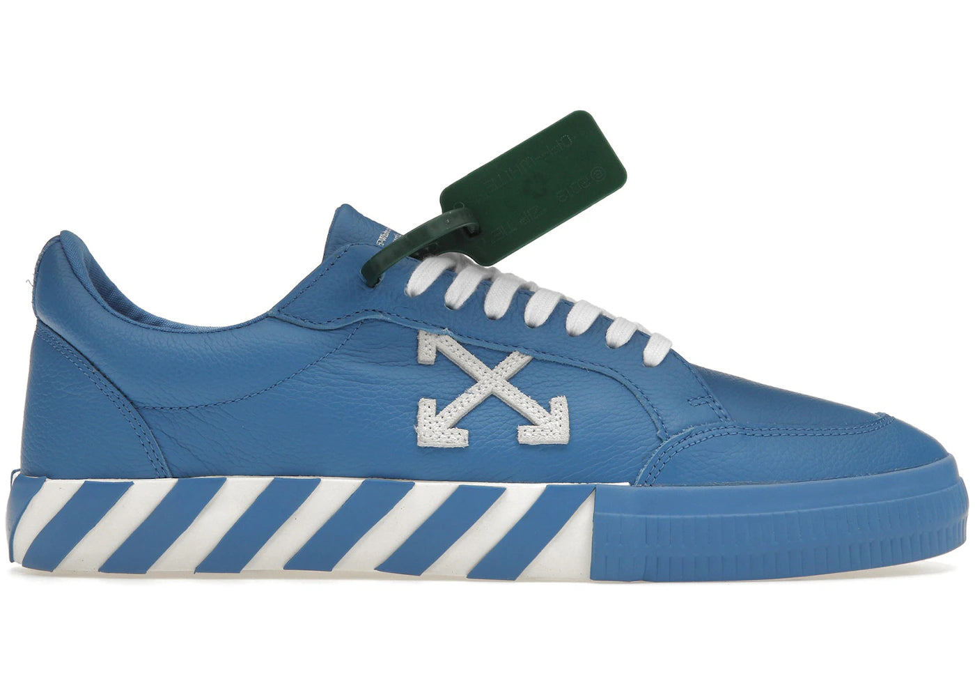 Off-White Vulc Low Leather Blue White