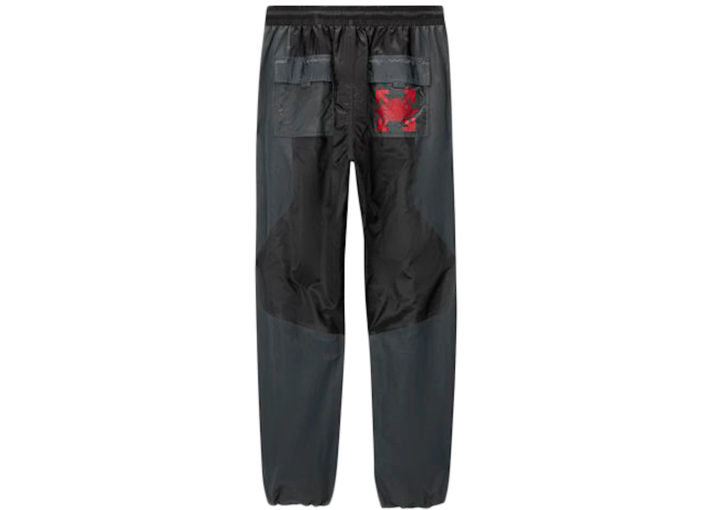 off-white x jordan woven pant black