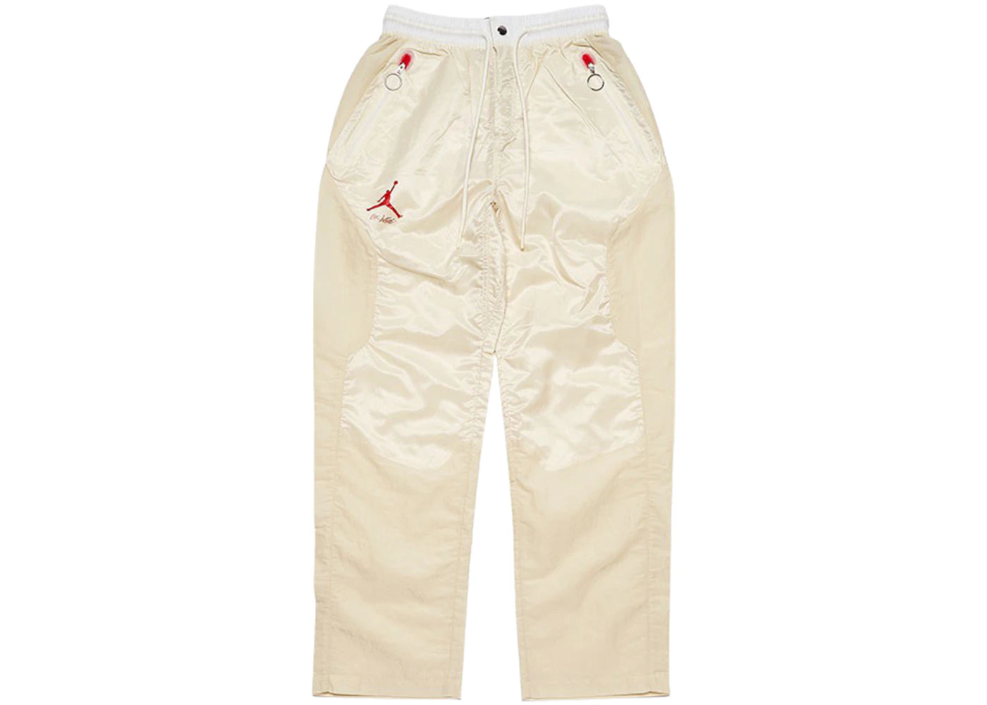 off-white x jordan woven pants white