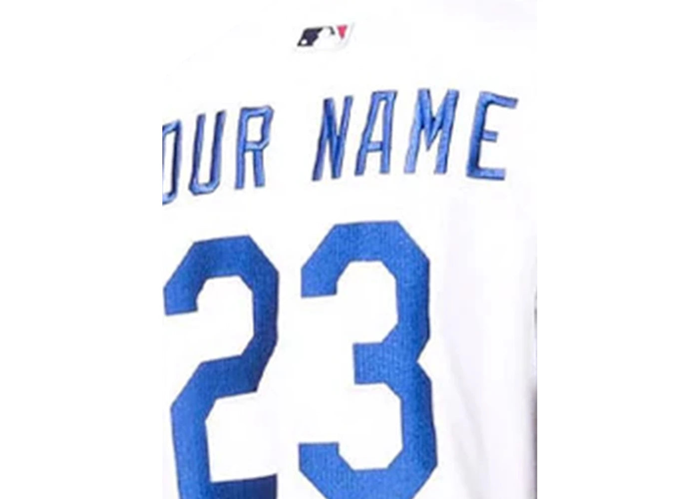 off-white x mlb los angeles dodgers t-shirt cream/blue