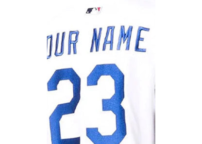 off-white x mlb los angeles dodgers t-shirt cream/blue