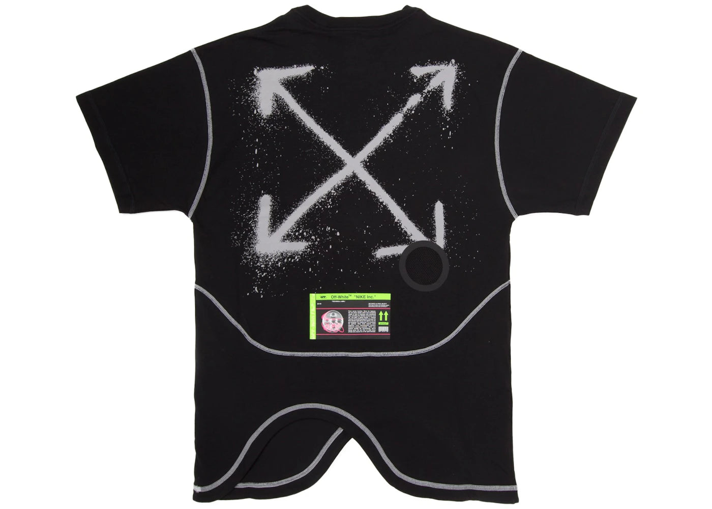 off-white x nike tee black