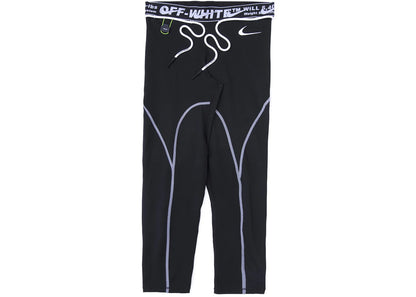 off-white x nike women's tights black