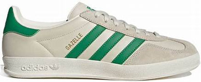 Adidas Gazelle Indoor Chalk White Green