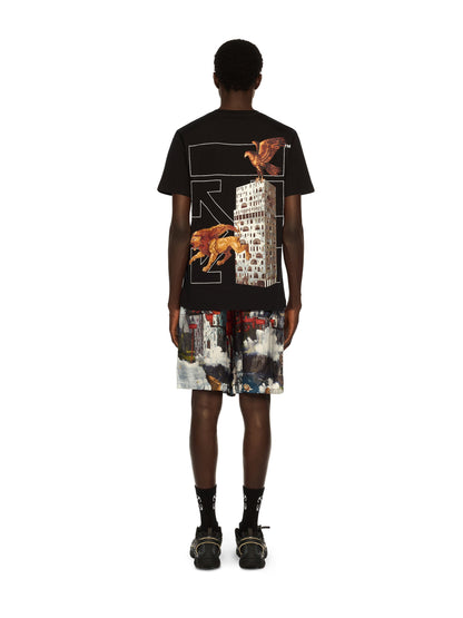 Off-White Building Arrow Slim Logo Tee Black