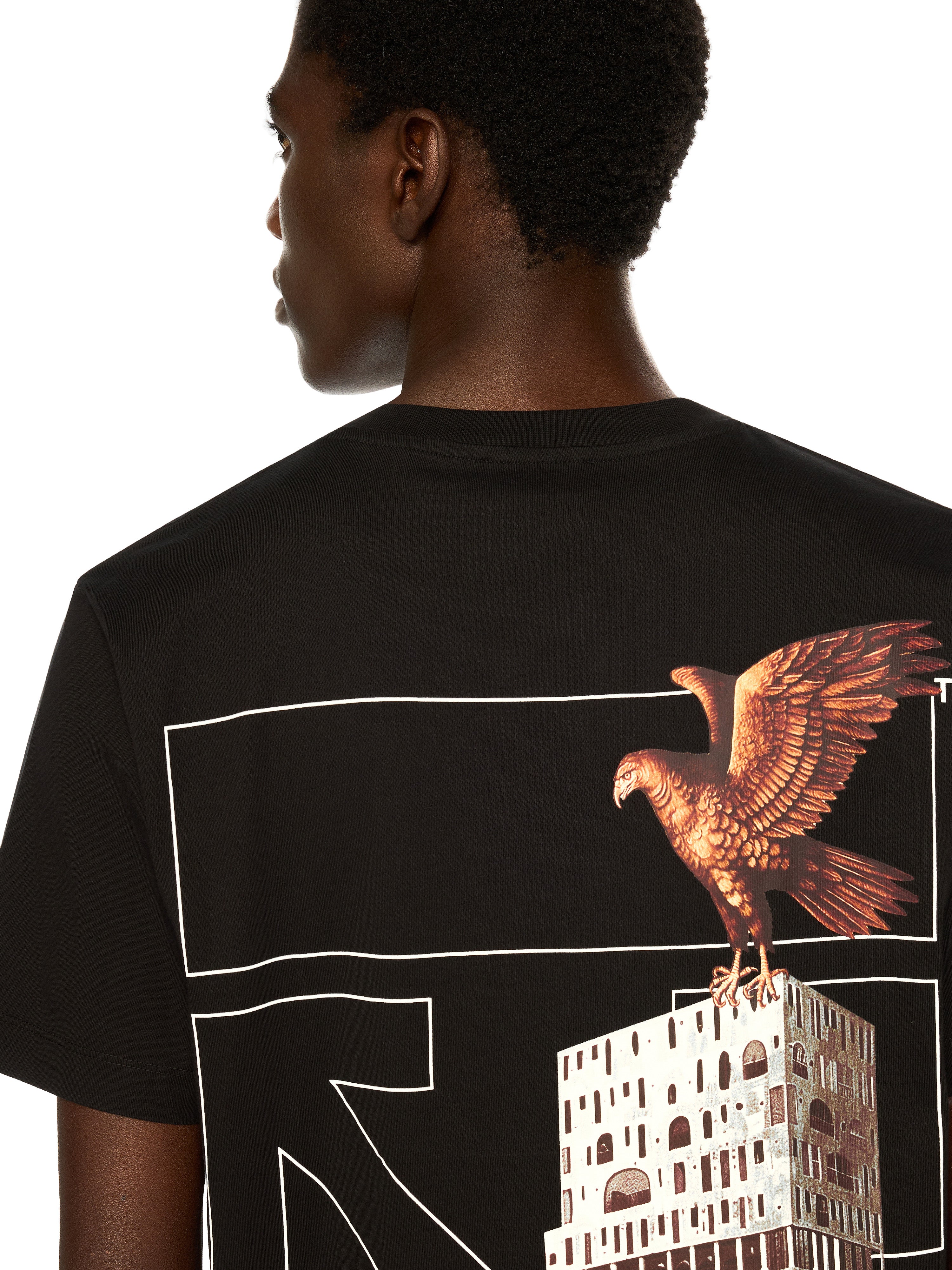 Off-White Building Arrow Slim Logo Tee Black