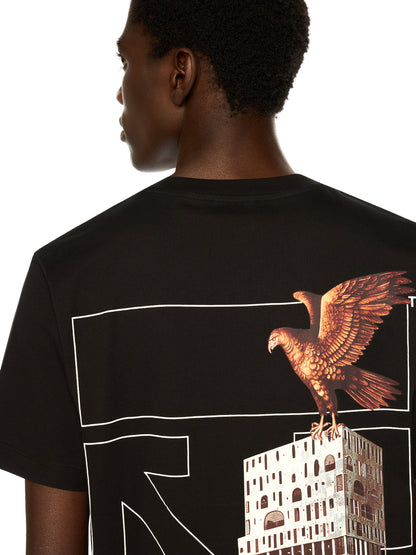 Off-White Building Arrow Slim Logo Tee Black