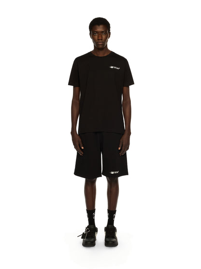 Off-White Ink Arrow Slim Logo Tee Black Cream