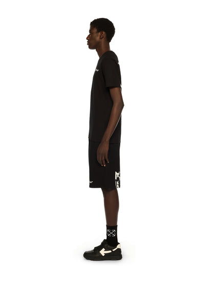 Off-White Ink Arrow Slim Logo Tee Black Cream