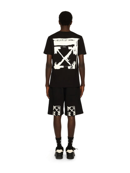 Off-White Ink Arrow Slim Logo Tee Black Cream