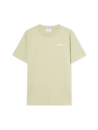 Off-White Ink Arrow Slim Logo Tee Black Cream