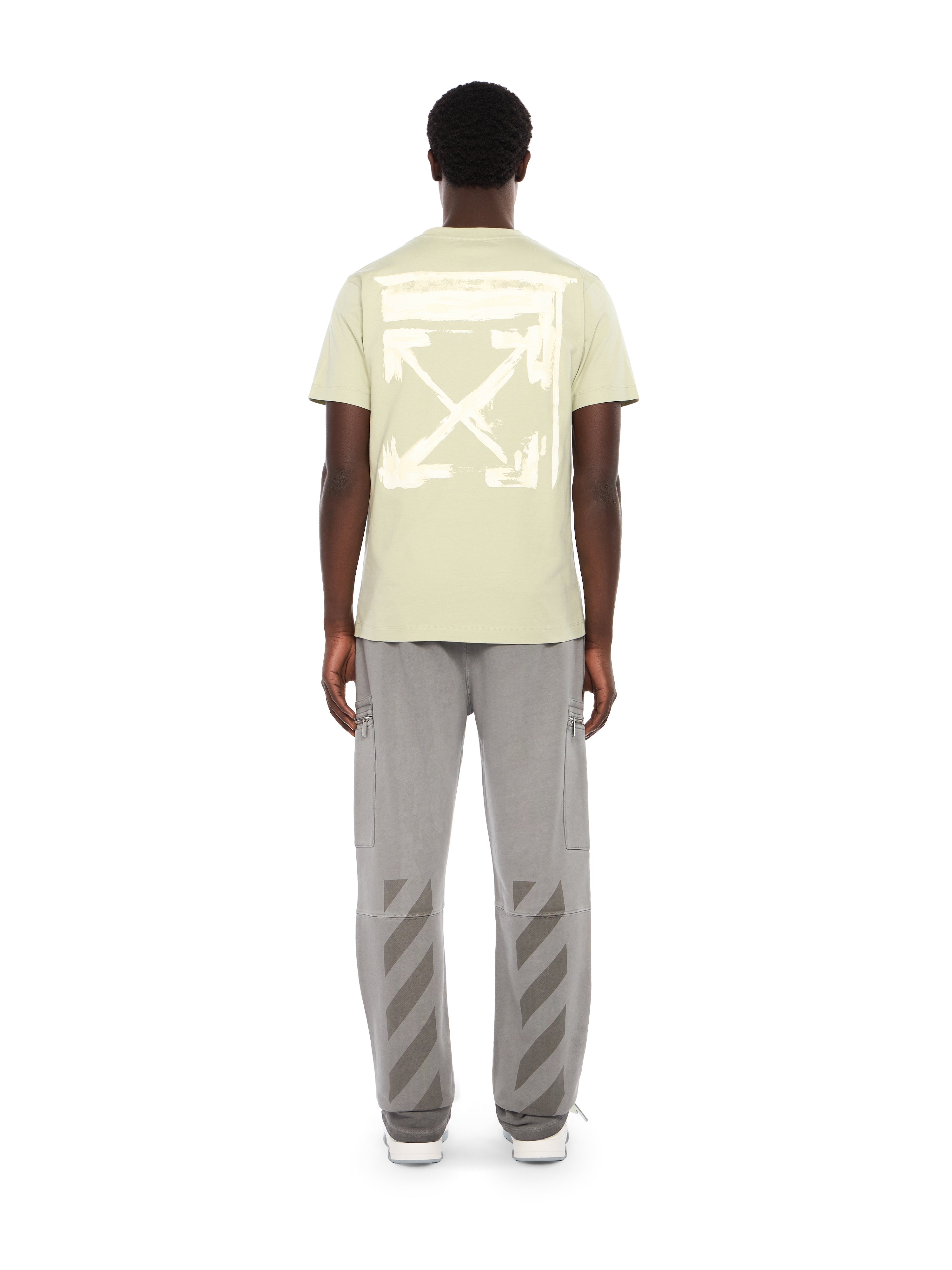 Off-White Ink Arrow Slim Logo Tee Black Cream