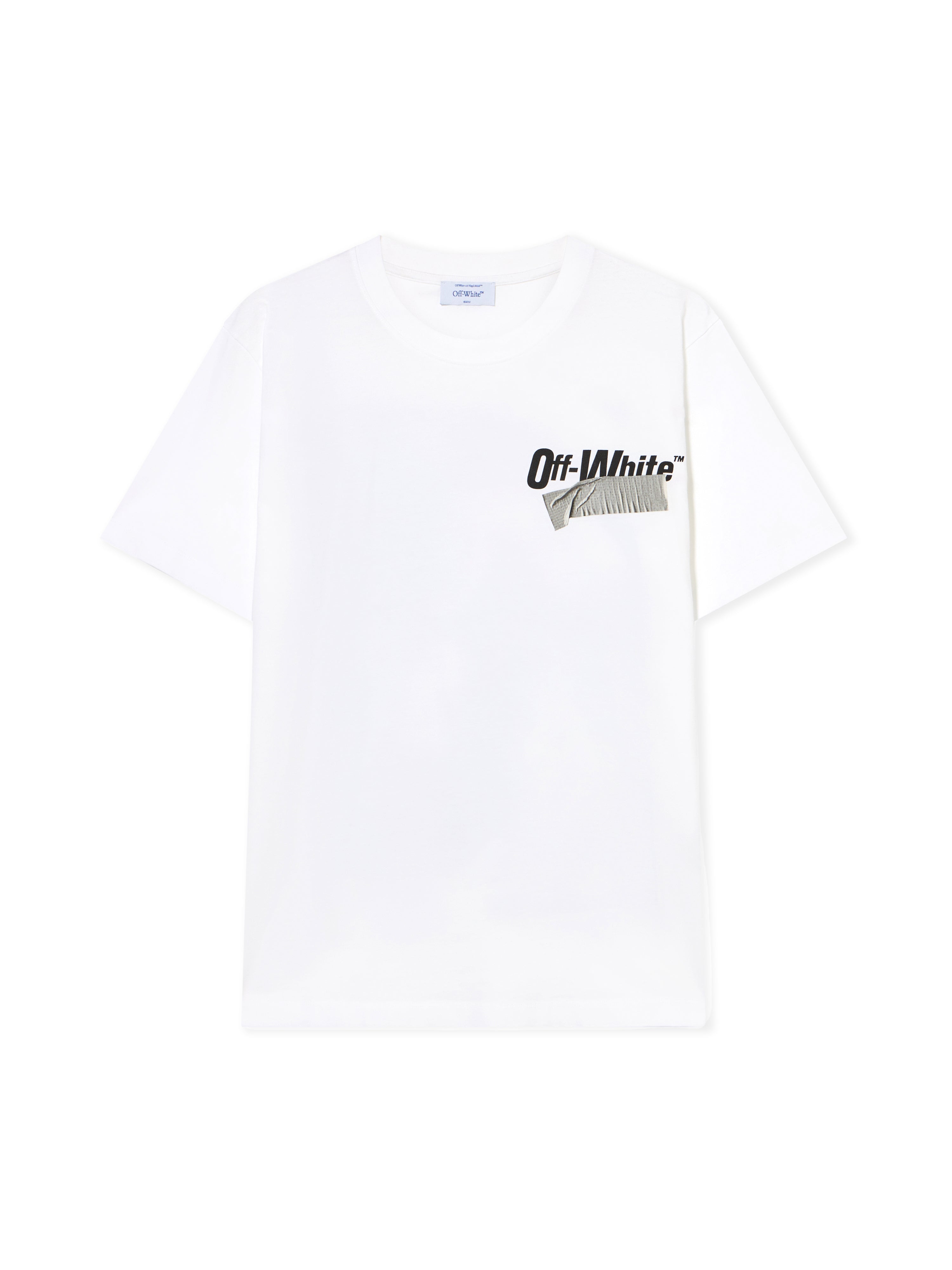 Off-White Cupid Tape Slim Tshirt Black