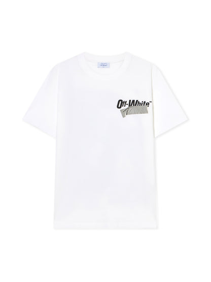 Off-White Cupid Tape Slim Tshirt Black
