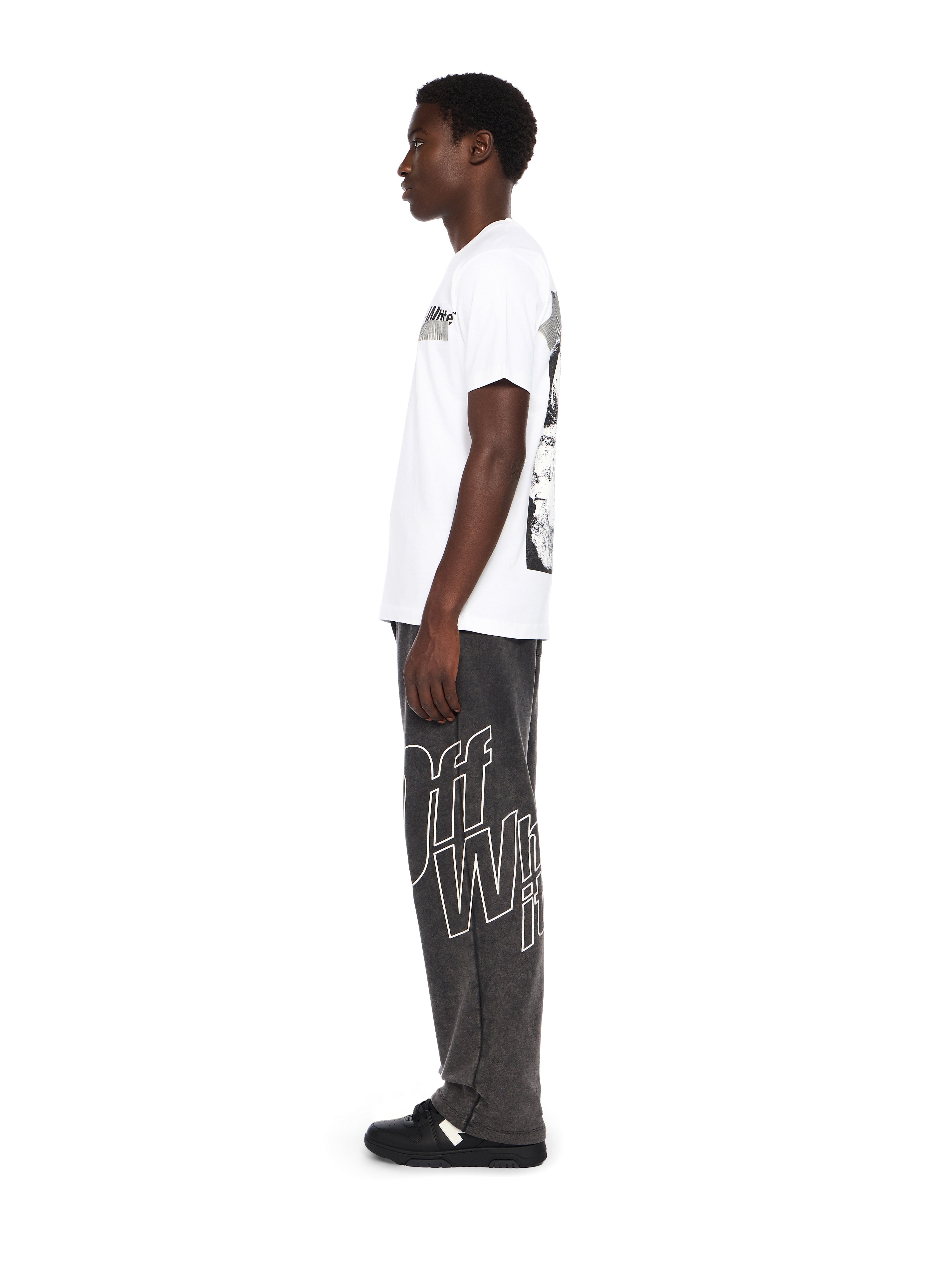 Off-White Cupid Tape Slim Tshirt Black