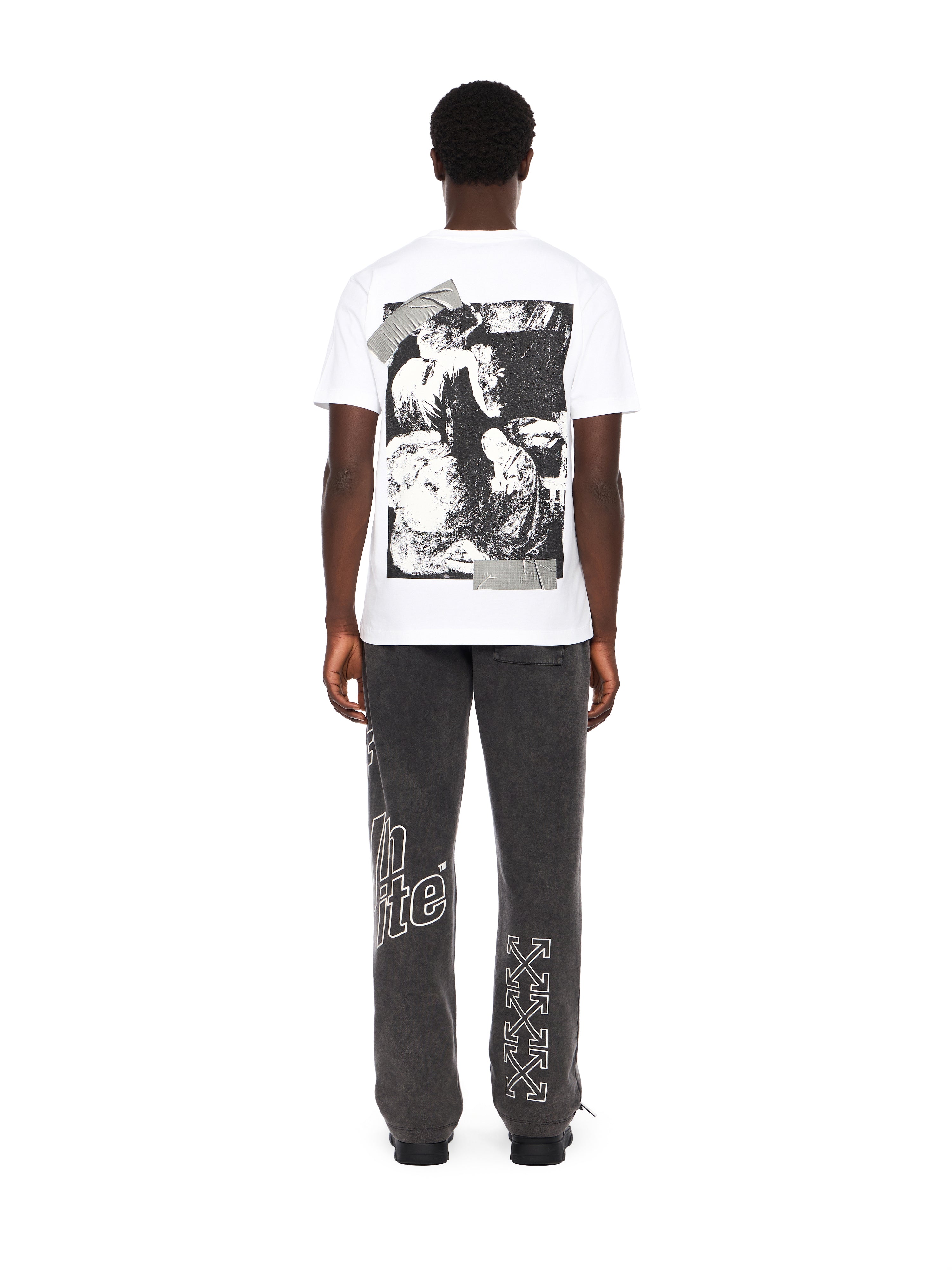 Off-White Cupid Tape Slim Tshirt Black